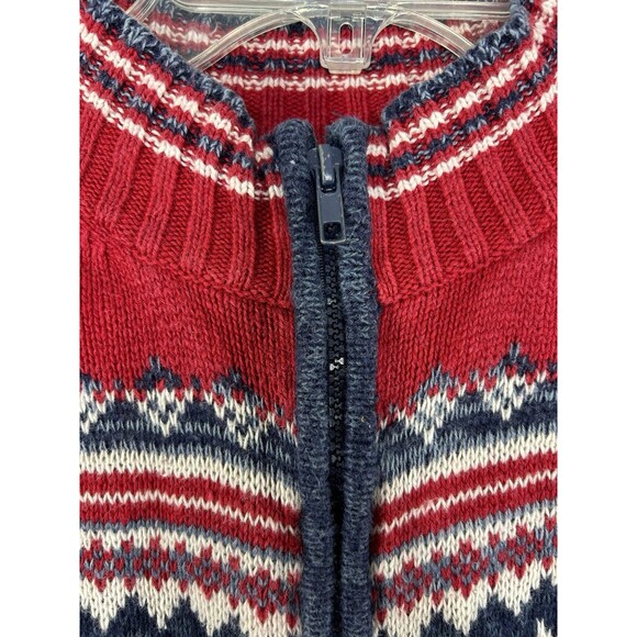 Tiara International Cardigan Sweater Fair Isle Nordic Snowflake Women's Size L - Picture 5 of 11